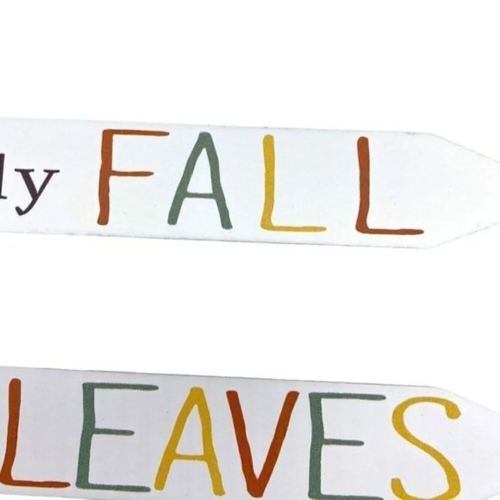 Fall Hanging Colorful Garland Sign Door Decor New